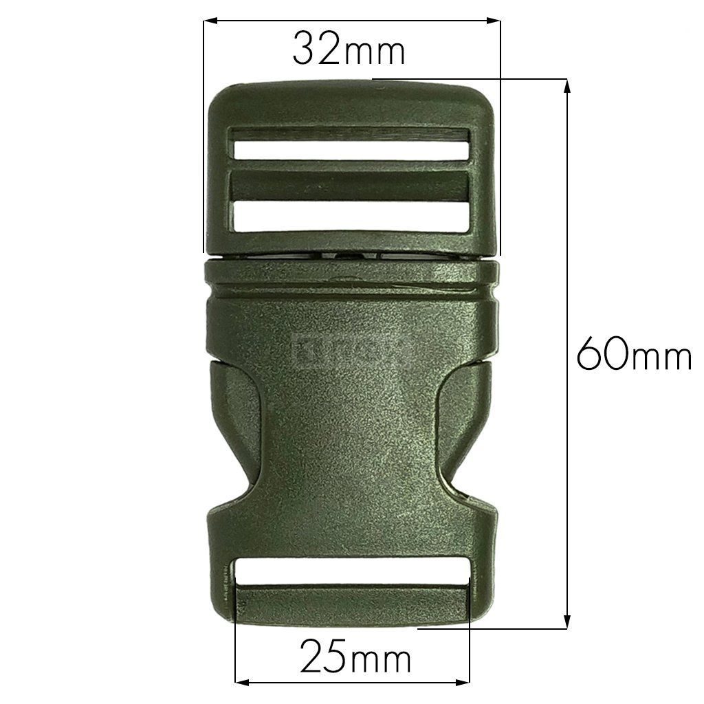 Фастекс (защелка-трезубец) ПП 25мм цв оливковый (уп 200/3800шт) 8921 — ПФКР Фастекс (защелка-трезубец) ПП 25мм цв оливковый (уп 200/3800шт) 8921