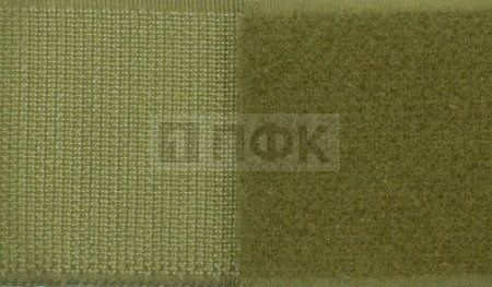 Лента контактная пришивная (липучка/велькро) 50мм цв 176 хаки (рул 25м/кор 250м)