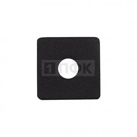 Изделие из кожи квадрат с отверстием 25х25мм цв черный (упак 1000шт)