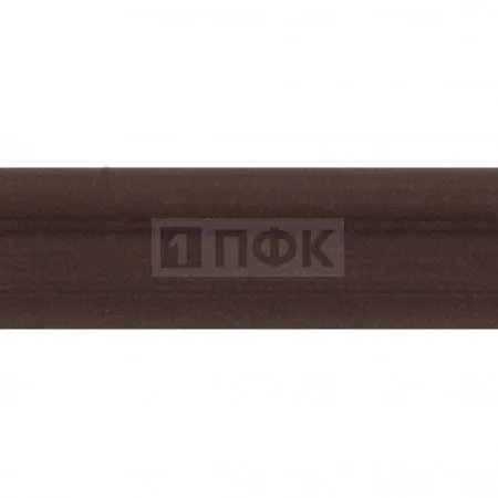 Пластиковый кант Кедер раздвоенный первичное сырье 4мм/7мм цв коричневый (уп 250м/1000м)
